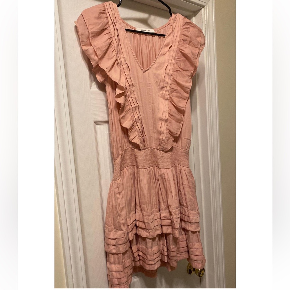 Mustard seed pick smocked waist dress